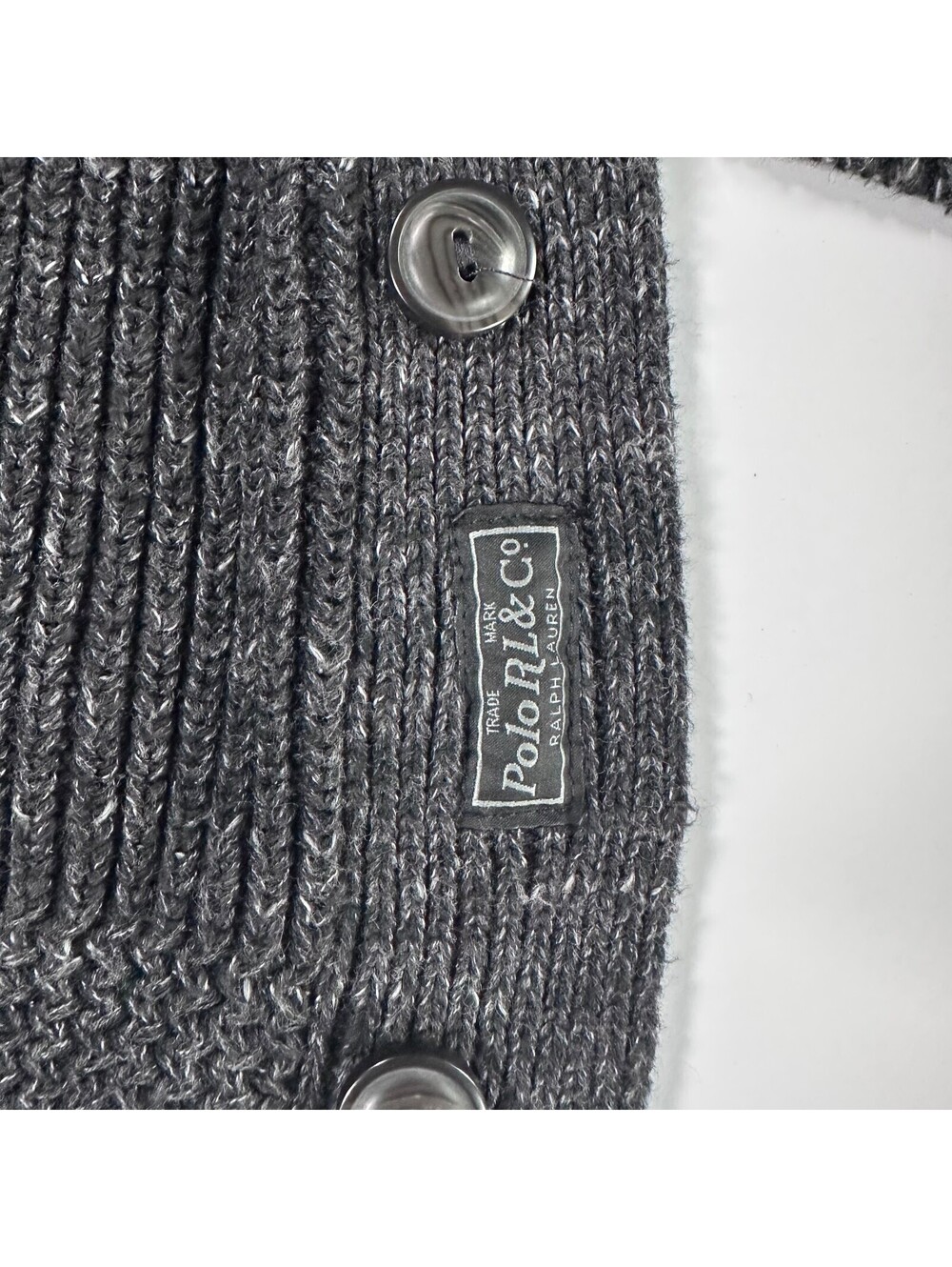 Polo Ralph Lauren Cardigan Sweater Mens XL Cotton Knit Shawl Collar Button Up - Picture 6 of 9